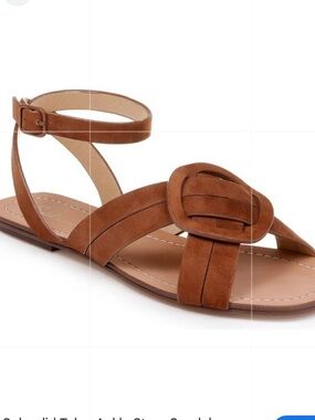 Anthropologie Spendid Brown Suede Sandals